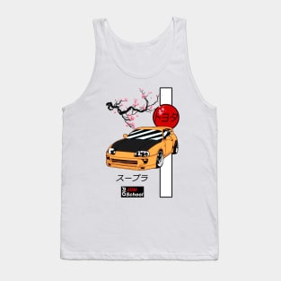 JDM A80 Orange Red Sun Edition Tank Top